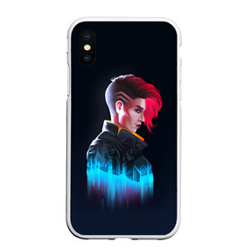 Чехол для iPhone XS Max матовый с принтом Cyberpunk Girl в Петрозаводске, Силикон | Область печати: задняя сторона чехла, без боковых панелей | art | character | cyberpunk | cyberpunk 2077 | drawing | game | girl | арт | девушка | игра | киберпанк | киберпанк 2077 | персонаж | рисунок