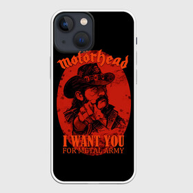 Чехол для iPhone 13 mini с принтом Ты нужен армии метала в Петрозаводске,  |  | alternative | metall | motorhead | music | rock | альтернатива | лемми | металл | моторхед | моторхэд | музыка | рок