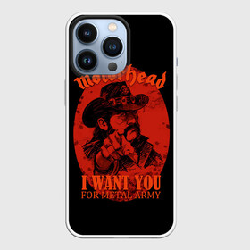 Чехол для iPhone 13 Pro с принтом Ты нужен армии метала в Петрозаводске,  |  | alternative | metall | motorhead | music | rock | альтернатива | лемми | металл | моторхед | моторхэд | музыка | рок