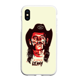 Чехол для iPhone XS Max матовый с принтом Zombie Lemmy в Петрозаводске, Силикон | Область печати: задняя сторона чехла, без боковых панелей | alternative | metall | motorhead | music | rock | альтернатива | лемми | металл | моторхед | моторхэд | музыка | рок