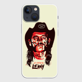 Чехол для iPhone 13 mini с принтом Zombie Lemmy в Петрозаводске,  |  | alternative | metall | motorhead | music | rock | альтернатива | лемми | металл | моторхед | моторхэд | музыка | рок