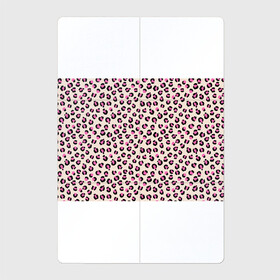 Магнитный плакат 2Х3 с принтом Леопардовый принт розовый в Петрозаводске, Полимерный материал с магнитным слоем | 6 деталей размером 9*9 см | Тематика изображения на принте: бежевый | леопард | леопардовый принт | молочный цвет | пятнистый | розовый