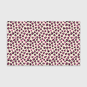 Бумага для упаковки 3D с принтом Леопардовый принт розовый в Петрозаводске, пластик и полированная сталь | круглая форма, металлическое крепление в виде кольца | бежевый | леопард | леопардовый принт | молочный цвет | пятнистый | розовый