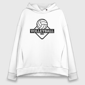 Женское худи Oversize хлопок с принтом Volleyball в Петрозаводске, френч-терри — 70% хлопок, 30% полиэстер. Мягкий теплый начес внутри —100% хлопок | боковые карманы, эластичные манжеты и нижняя кромка, капюшон на магнитной кнопке | ball | beach | game | sport | volley | volleyball | волейбол | волейболист | волейболистка | гол | игра | игрок | мяч | площадка | пляж | пляжный | победа | сетка | спорт | тренер | чемпион