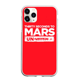 Чехол для iPhone 11 Pro матовый с принтом Thirty Seconds to Mars UN PLUGGED в Петрозаводске, Силикон |  | 30 seconds to mars | 30 секунд до марса | 30 фстм | 30stm | 30сдм | jared leto | rock band | thirty seconds to mars | альтернативный | гранж | джаред лето | нео | пост | прогрессивный | рок группа | фети секондс ту марс | хард | шеннон