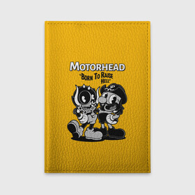 Обложка для автодокументов с принтом Motorhead x Cuphead в Петрозаводске, натуральная кожа |  размер 19,9*13 см; внутри 4 больших “конверта” для документов и один маленький отдел — туда идеально встанут права | Тематика изображения на принте: alternative | cuphead | metall | motorhead | music | rock | альтернатива | капхэд | лемми | металл | моторхед | моторхэд | музыка | рок