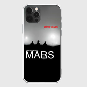 Чехол для iPhone 12 Pro с принтом Thirty Seconds to Mars - Edge of the Earth в Петрозаводске, силикон | область печати: задняя сторона чехла, без боковых панелей | Тематика изображения на принте: 30 seconds to mars | 30 секунд до марса | 30 фстм | 30stm | 30сдм | jared leto | rock band | thirty seconds to mars | альтернативный | гранж | джаред лето | нео | пост | прогрессивный | рок группа | фети секондс ту марс | хард | шеннон