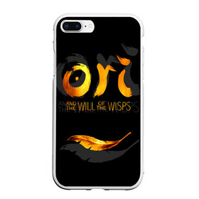 Чехол для iPhone 7Plus/8 Plus матовый с принтом Ori and the Will of the Wisps в Петрозаводске, Силикон | Область печати: задняя сторона чехла, без боковых панелей | adventure | computer game | golden feather | ori | ori and the will of the wisps | spirit of the forest | дух леса | золотое перо | компьютерная игра | ори | ори и блуждающие огоньки | приключения