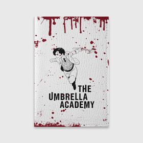 Обложка для паспорта матовая кожа с принтом Number 5 | The Umbrella Academy (Z) в Петрозаводске, натуральная матовая кожа | размер 19,3 х 13,7 см; прозрачные пластиковые крепления | Тематика изображения на принте: 5 | dark horse comics | netflix | number 5 | the umbrella academy | umbrella | академия амбрелла | комикс | комильфо | номер 5 | реджинальд харгривз | харгривз | хэйзел