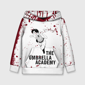 Детская толстовка 3D с принтом Number 5 | The Umbrella Academy (Z) в Петрозаводске, 100% полиэстер | двухслойный капюшон со шнурком для регулировки, мягкие манжеты на рукавах и по низу толстовки, спереди карман-кенгуру с мягким внутренним слоем | Тематика изображения на принте: 5 | dark horse comics | netflix | number 5 | the umbrella academy | umbrella | академия амбрелла | комикс | комильфо | номер 5 | реджинальд харгривз | харгривз | хэйзел