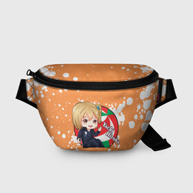 Поясная сумка 3D с принтом Yachi Hitoka | Haikyu | Волейбол (Z) в Петрозаводске, 100% полиэстер | плотная ткань, ремень с регулируемой длиной, внутри несколько карманов для мелочей, основное отделение и карман с обратной стороны сумки застегиваются на молнию | haikuu | haikyu | haikyuu | yachi hitoka | волейбол | спортивная манга | хайку | хайкю