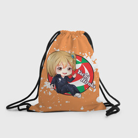 Рюкзак-мешок 3D с принтом Yachi Hitoka | Haikyu | Волейбол (Z) в Петрозаводске, 100% полиэстер | плотность ткани — 200 г/м2, размер — 35 х 45 см; лямки — толстые шнурки, застежка на шнуровке, без карманов и подкладки | haikuu | haikyu | haikyuu | yachi hitoka | волейбол | спортивная манга | хайку | хайкю