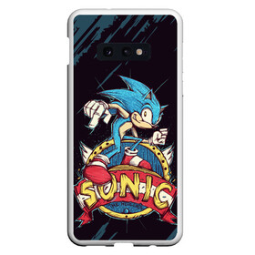 Чехол для Samsung S10E с принтом SONIC | СОНИК (Z) в Петрозаводске, Силикон | Область печати: задняя сторона чехла, без боковых панелей | blaze the cat | hedgehog | sega | silver | sonic | speed sonic | быстрый ёж | ёж соник | кошка блейз | метал соник | сега | сильвер | синий ёж | соник