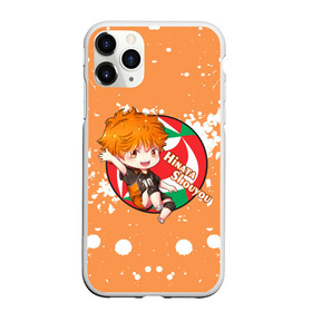 Чехол для iPhone 11 Pro матовый с принтом Hinata Shouyou | Haikyu | Волейбол (Z) в Петрозаводске, Силикон |  | haikuu | haikyu | haikyuu | hinata shouyou | волейбол | спортивная манга | хайку | хайкю | хината