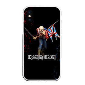 Чехол для iPhone XS Max матовый с принтом IRON MAIDEN | АЙРОН МЕЙДЕН (Z) в Петрозаводске, Силикон | Область печати: задняя сторона чехла, без боковых панелей | dave | iron maiden | murray | music | percy harris | rock | адриан смит | айрон мэйден | брюс дикинсон | дэйв мюррей | железная дева | музик | нико макбрэйн | рок | стив харрис | ужасы | хеви метал | яник герс