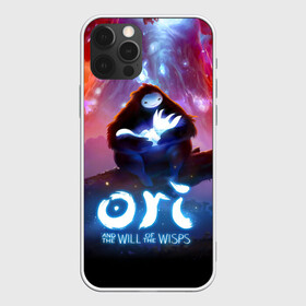 Чехол для iPhone 12 Pro с принтом Ori and the Will of the Wisps в Петрозаводске, силикон | область печати: задняя сторона чехла, без боковых панелей | adventure | asleep | forest spirit | naru | night | ori and the will of the wisps | orient | pc game | volcanic eruption | дух леса | извержение вулкана | компьютерная игра | нару | ночь | ори | ори и блуждающие огоньки | приключения | спит