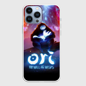 Чехол для iPhone 13 Pro Max с принтом Ori and the Will of the Wisps в Петрозаводске,  |  | adventure | asleep | forest spirit | naru | night | ori and the will of the wisps | orient | pc game | volcanic eruption | дух леса | извержение вулкана | компьютерная игра | нару | ночь | ори | ори и блуждающие огоньки | приключения | спит