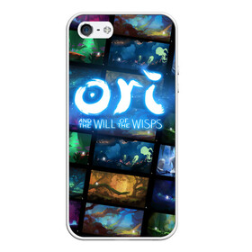 Чехол для iPhone 5/5S матовый с принтом Ori and the Will of the Wisps в Петрозаводске, Силикон | Область печати: задняя сторона чехла, без боковых панелей | adventure | collage | computer game | frames | ori | ori and the will of the wisps | spirit of the forest | дух леса | кадры | коллаж | компьютерная игра | ори | ори и блуждающие огоньки | приключения