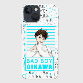 Чехол для iPhone 13 mini с принтом ТООРУ ОЙКАВА   OIKAWA TORU в Петрозаводске,  |  | anime | aoba johsai. | haikyu | manga | oikawa toru | аниме | аобаджосай | волейбол | герой | манга | персонаж | тоору ойкава