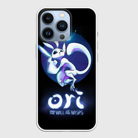 Чехол для iPhone 13 Pro с принтом Ori and the Will of the Wisps в Петрозаводске,  |  | adventure | computer game | night | ori | ori and the will of the wisps | sky | space | spirit of the forest | дух леса | компьютерная игра | космос | небо | ночь | ори | ори и блуждающие огоньки | приключения