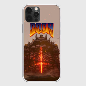 Чехол для iPhone 12 Pro с принтом DOOM | ДУМ (Z) в Петрозаводске, силикон | область печати: задняя сторона чехла, без боковых панелей | demons | devil | doom | doom eternal | doom slayer | doomguy | hell | slayer | ад | вега | демоны | дум | икона греха | какодемон | манкубус | солдат рока | элементаль боли