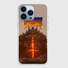 Чехол для iPhone 13 Pro с принтом DOOM | ДУМ (Z) в Петрозаводске,  |  | demons | devil | doom | doom eternal | doom slayer | doomguy | hell | slayer | ад | вега | демоны | дум | икона греха | какодемон | манкубус | солдат рока | элементаль боли