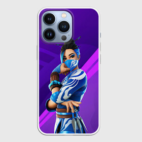 Чехол для iPhone 13 Pro с принтом Fortnite Blue Jade в Петрозаводске,  |  | art | blue jade | character | fortnite | game | skin | арт | игра | персонаж | синяя джейд | скин | фортнайт