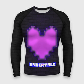 Мужской рашгард 3D с принтом UNDERTALE PURPLE HEART в Петрозаводске,  |  | Тематика изображения на принте: sans | undertale | андертале | андертейл | игра | подземная история | подземная сказка | санс | сердце | ундертале