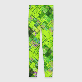 Леггинсы 3D с принтом Ярко-зеленый абстрактный узор в Петрозаводске, 80% полиэстер, 20% эластан | Эластичный пояс, зауженные к низу, низкая посадка | абстрактный | геометрический | детский | зеленый неоновый | креативный | модный | молодежный | неоновый | яркий зеленый