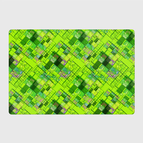 Магнитный плакат 3Х2 с принтом Ярко-зеленый абстрактный узор в Петрозаводске, Полимерный материал с магнитным слоем | 6 деталей размером 9*9 см | абстрактный | геометрический | детский | зеленый неоновый | креативный | модный | молодежный | неоновый | яркий зеленый