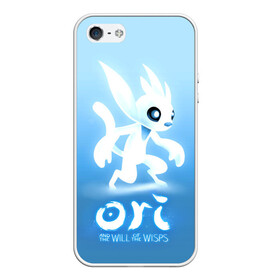 Чехол для iPhone 5/5S матовый с принтом Ori and the Will of the Wisps в Петрозаводске, Силикон | Область печати: задняя сторона чехла, без боковых панелей | adventure | computer game | ori | ori and the will of the wisps | runs | spirit of the forest | бежит | дух леса | компьютерная игра | ори | ори и блуждающие огоньки | приключения