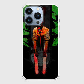 Чехол для iPhone 13 Pro с принтом Дэндзи человек бензопила в Петрозаводске,  |  | anime | blood | chainsaw man | demon | denji | devil | monster | skull | аниме | демон | дьявол | дэндзи | кровь | монстр | человек бензопила | череп