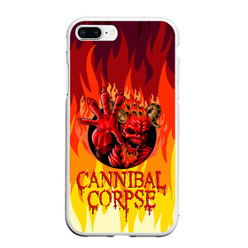 Чехол для iPhone 7Plus/8 Plus матовый с принтом Cannibal Corpse | Труп Канниба в Петрозаводске, Силикон | Область печати: задняя сторона чехла, без боковых панелей | cannibal | cannibal corpse | corpse | death metal | deathgrind | алекс уэбстер | брутальный дэт метал | дэт метал | дэтграйнд | пол мазуркевич | роб барретт | труп каннибала