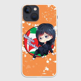 Чехол для iPhone 13 mini с принтом Shimizu Kiyoko | Haikyu | Волейбол (Z) в Петрозаводске,  |  | haikuu | haikyu | haikyuu | kiyoko | shimizu | shimizu kiyoko | волейбол | спортивная манга | хайку | хайкю