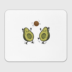 Коврик для мышки прямоугольный с принтом Любимые авокадо  в Петрозаводске, натуральный каучук | размер 230 х 185 мм; запечатка лицевой стороны | Тематика изображения на принте: авокадо | другу | любимой | любимому | парные футболки | подруге | фрукты
