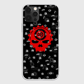 Чехол для iPhone 12 Pro с принтом GEARS OF WAR | ПАТТЕРН | ШЕСТЕРЕНКИ (Z) в Петрозаводске, силикон | область печати: задняя сторона чехла, без боковых панелей | Тематика изображения на принте: gears | gears 5 | gears of war | gears of war 5 | имульсия | механизмы войны | шестерёнка | шестерёнки | шестерня