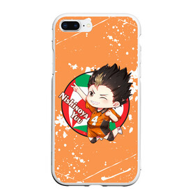 Чехол для iPhone 7Plus/8 Plus матовый с принтом Nishinoya Yuo | Haikyu | Волейбол (Z) в Петрозаводске, Силикон | Область печати: задняя сторона чехла, без боковых панелей | haikuu | haikyu | haikyuu | nishinoya yuo | волейбол | сёё | сёё хината | спортивная манга | хайку | хайкю | хината