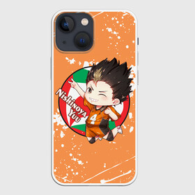 Чехол для iPhone 13 mini с принтом Nishinoya Yuo | Haikyu | Волейбол (Z) в Петрозаводске,  |  | haikuu | haikyu | haikyuu | nishinoya yuo | волейбол | сёё | сёё хината | спортивная манга | хайку | хайкю | хината