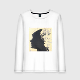 Женский лонгслив хлопок с принтом Andy Warhol art в Петрозаводске, 100% хлопок |  | andy | art | pop | warhol | арт | коллаж | поп | портрет | фото | художник