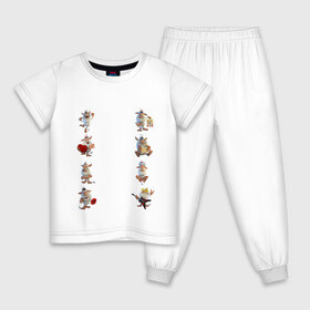Детская пижама хлопок с принтом  Вooba  в Петрозаводске, 100% хлопок |  брюки и футболка прямого кроя, без карманов, на брюках мягкая резинка на поясе и по низу штанин
 | booba | буба | буба стикеры | домовенок | домовой | стикеры | эмоции