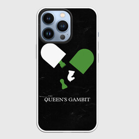 Чехол для iPhone 13 Pro с принтом Qweens gambit в Петрозаводске,  |  | chess | serial | the queens gambit | аня тейлор джой | сериал | сериалы | ход королевы | шахматы | элизабет хармон