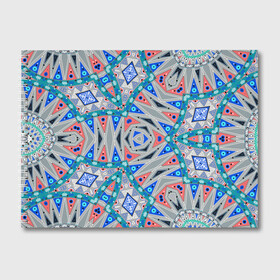 Альбом для рисования с принтом Серо-синий абстрактный узор  в Петрозаводске, 100% бумага
 | матовая бумага, плотность 200 мг. | Тематика изображения на принте: абстрактный | асимметричный | креативный | молодежный | серый | синий | современный