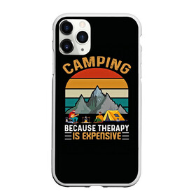 Чехол для iPhone 11 Pro матовый с принтом Camping в Петрозаводске, Силикон |  | camp | camping | retro | travel | винтаж | интроверт | кемпинг | отдых | отпуск | приключение | ретро | социопат | туризм | турист | туристические | юмор