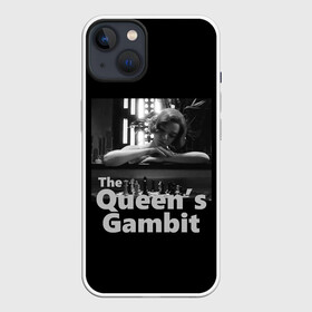 Чехол для iPhone 13 с принтом Sad Queen в Петрозаводске,  |  | chess | serial | the queens gambit | аня тейлор джой | сериал | сериалы | ход королевы | шахматы | элизабет хармон