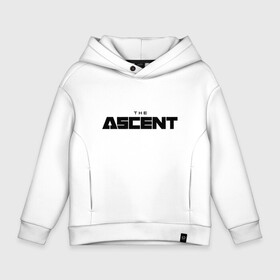 Детское худи Oversize хлопок с принтом The Ascent в Петрозаводске, френч-терри — 70% хлопок, 30% полиэстер. Мягкий теплый начес внутри —100% хлопок | боковые карманы, эластичные манжеты и нижняя кромка, капюшон на магнитной кнопке | Тематика изображения на принте: ascent | games | rpg | xbox | иллюстрация | киберпанк