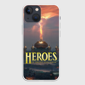 Чехол для iPhone 13 mini с принтом Heroes of Might and Magic | HoM (Z) в Петрозаводске,  |  | heroes | heroes of might and magic | hom | oldskull | герои | герои меча | герои меча и магии | олдскулл