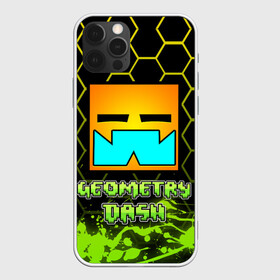 Чехол для iPhone 12 Pro с принтом Geometry Dash (Классика) в Петрозаводске, силикон | область печати: задняя сторона чехла, без боковых панелей | dash | geometry | geometry dash | геометри десш | квадрат | мобильная игра | шеометри даш