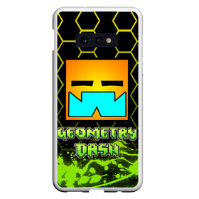 Чехол для Samsung S10E с принтом Geometry Dash (Классика) в Петрозаводске, Силикон | Область печати: задняя сторона чехла, без боковых панелей | dash | geometry | geometry dash | геометри десш | квадрат | мобильная игра | шеометри даш