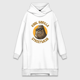 Платье-худи хлопок с принтом Koll Gorilla Streetwear в Петрозаводске,  |  | gorilla | koll gorilla | streetwear | горилла | обезьяна