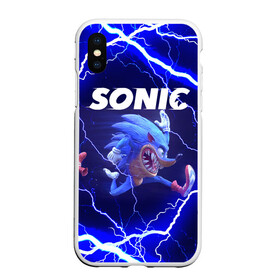 Чехол для iPhone XS Max матовый с принтом SONIC | СОНИК (Z) в Петрозаводске, Силикон | Область печати: задняя сторона чехла, без боковых панелей | blaze the cat | hedgehog | sega | silver | sonic | speed sonic | быстрый ёж | ёж соник | метал соник | сега | сильвер | синий ёж | соник